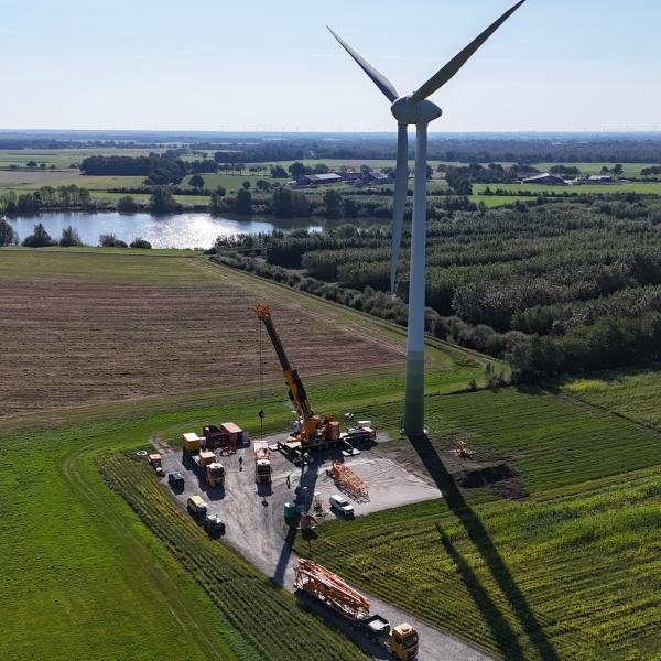 Aurich – Dismantling of Four Enercon E66 Turbines